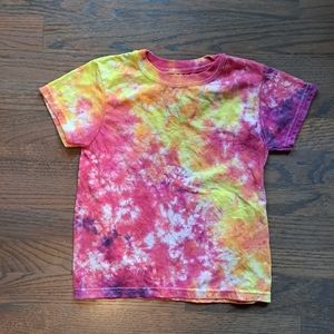 Galaxy tie dye short sleeve shirt